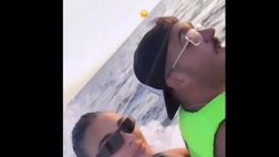 VIDEO / Chiara Frattesi e Geolier innamorati in moto d’acqua