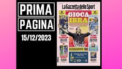 Prima pagina Gazzetta dello Sport: “Gioca Ibrahimovic”