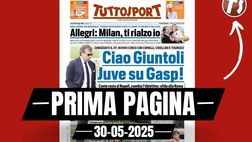 Prima pagina Tuttosport: “Allegri: Milan, ti rialzo io. Si riparte da Leao”