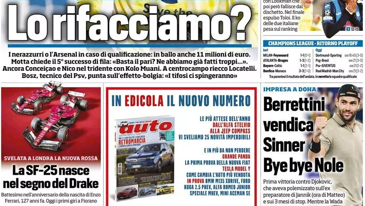 Disastro Juve in Champions, ironia social su Tuttosport: “Rifacciamo Juve-Inter? No” - immagine 1
