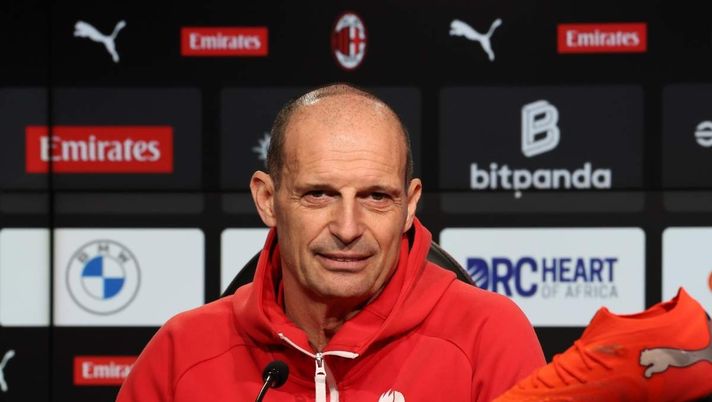 Allegri in conferenza stampa: 'Mateta? Parlo solo dei tesserati del Milan'