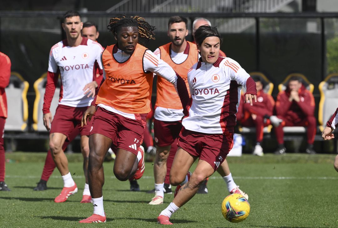 Trigoria, l’allenamento a due giorni dal Como – FOTO GALLERY - immagine 13