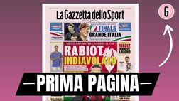 Prima pagina Gazzetta dello Sport: “Rabiot indiavolato: niente riposo per un derby al top”