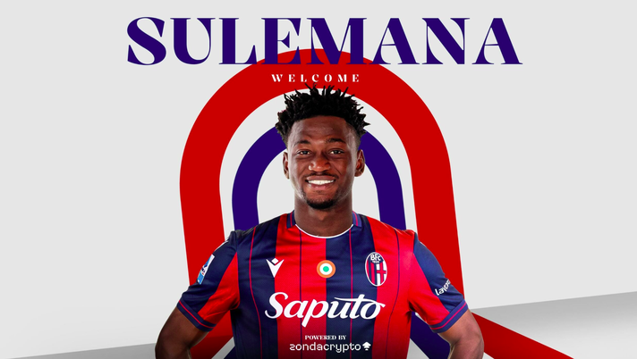 UFFICIALE – Sulemana al Bologna UFFICIALE – Sulemana al Bologna - immagine 1