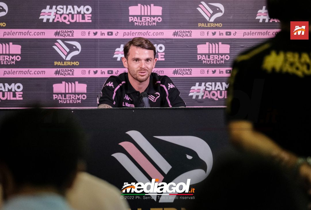 FOTO RITIRO PALERMO, Matteo Brunori in conferenza stampa (Gallery) - immagine 47