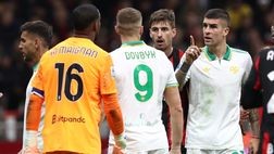 Maignan e la manata a Politano. I romanisti ironizzano: “Mancini ha esagerato”