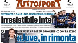 PRIMA PAGINA TUTTOSPORT OGGI: “De Laurentiis rischia il processo per falso in bilancio. E adesso?”