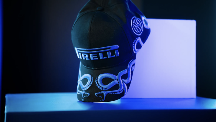 Inter-Pirelli, presentato il cappellino Limited Edition per i 30 anni di partnership - immagine 1