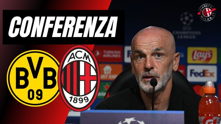 Conferenza stampa Pioli Borussia Dortmund-Milan Champions League 2023-2024 LIVE