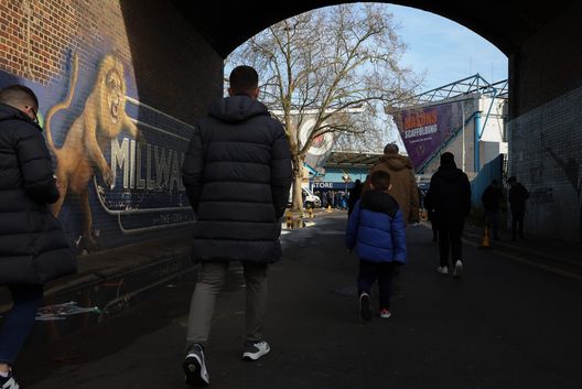 Tifosi del Millwall, Zampa Road - Ph GettyImages Tifosi del Millwall - Ph GettyImages