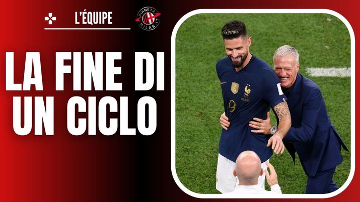Olivier Giroud e Didier Deschamps, ex attaccante Milan e CT Francia (getty images) Olivier Giroud e Didier Deschamps, ex attaccante Milan e CT Francia (getty images)