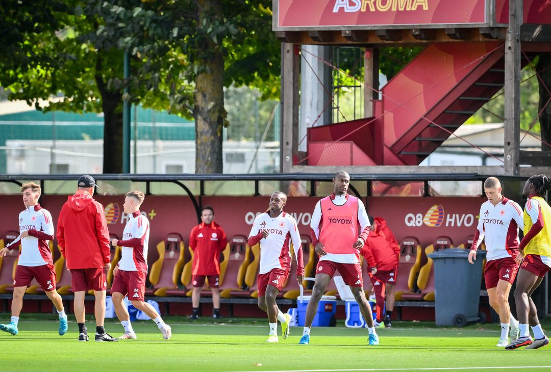 Trigoria, la rifinitura alla viglia della sfida contro il Monza – FOTO GALLERY - immagine 15