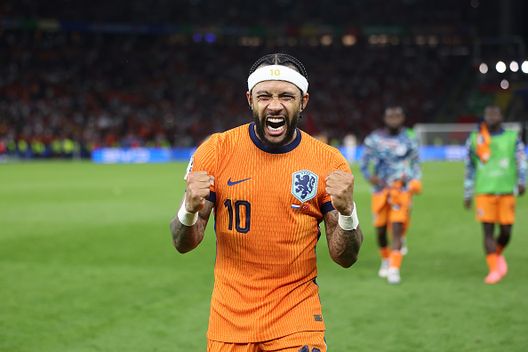 Memphis Depay festeggia la vittoria della ai quarti di finale di UEFA EURO 2024 tra Olanda e Turchia all'Olympiastadion il 6 luglio 2024 a Berlino Olanda, girone alla portata ma serve continuità: ecco gli avversari- immagine 4