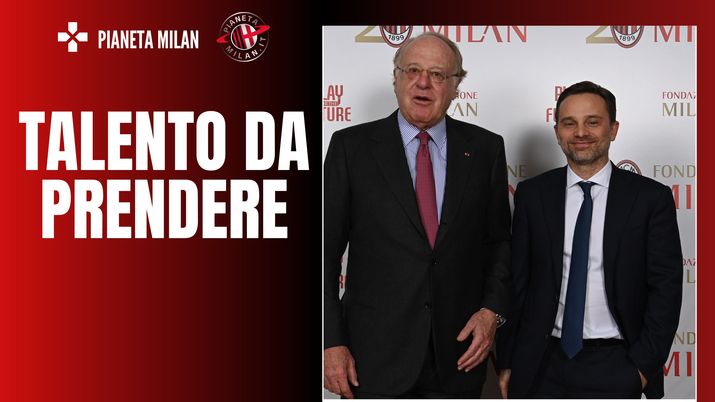 Paolo Scaroni e Giorgio Furlani, presidente e amministratore delegato del Milan (getty images)