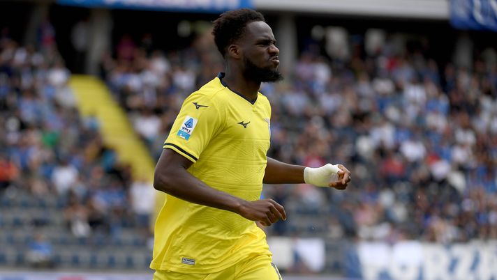 EMPOLI, ITALY - MAY 04: Boulaye Dia of SS Lazio celebrates a opening goal during the Serie match between Empoli and Lazio at Stadio Carlo Castellani on May 04, 2025 in Empoli, Italy. (Photo by Marco Rosi - SS Lazio/Getty Images) Lazio News / Dia centravanti, la gioia di Provstgaard: rassegna stampa - immagine 1