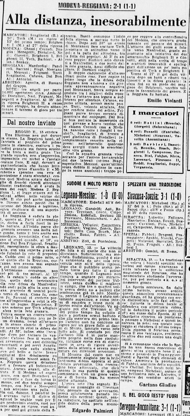 Derby del Secchia, il Modena non vince in casa della Reggiana dal 1950…- immagine 6