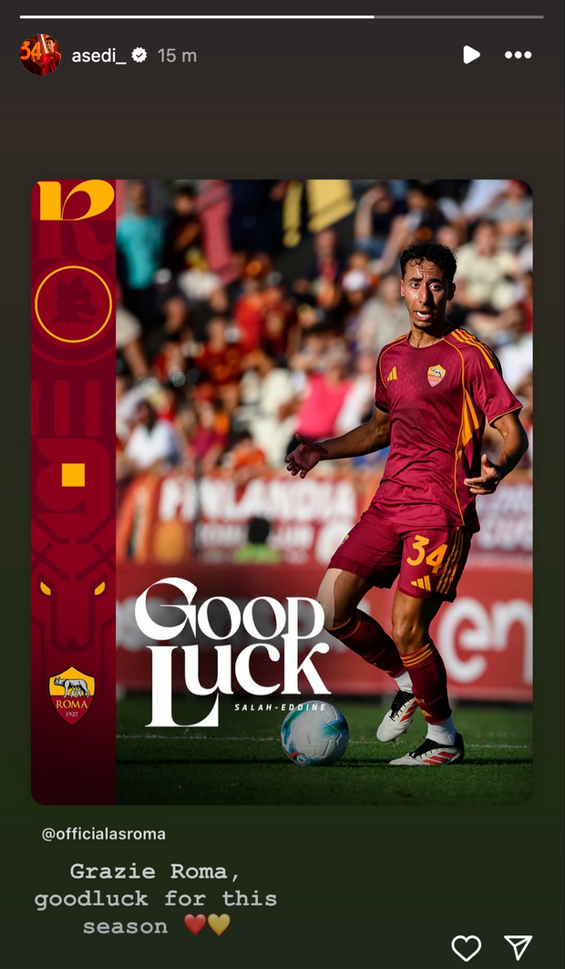 Salah-Eddine al PSV in prestito: “Grazie Roma, buona fortuna per la stagione”- immagine 2