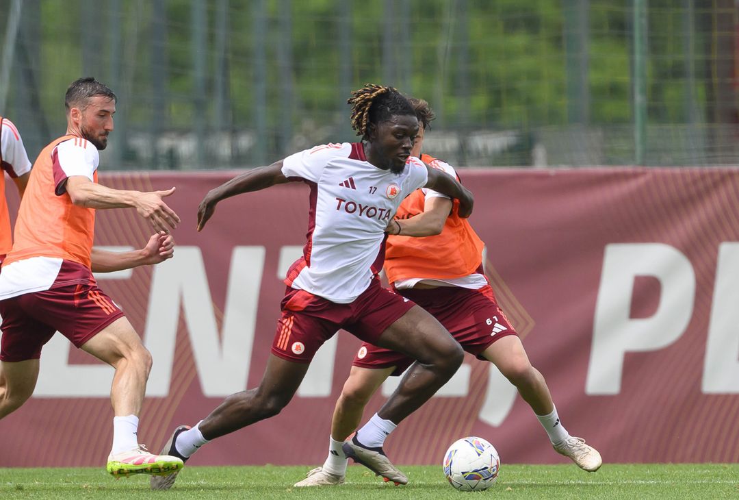 Trigoria, l’allenamento a tre giorni dalla gara con il Torino – FOTO GALLERY - immagine 18