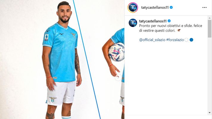 Lazio, l’ex stella del Girona Castellanos si presenta: “Pronto per nuovi obiettivi” Lazio