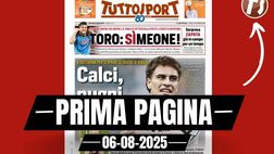 Prima pagina Tuttosport: retrocedi in B? Meno 25% allo stipendio