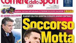 PRIMA PAGINA CORRIERE DELLO SPORT OGGI: “Il Napoli stringe, Saint Maximin con Comuzzo”