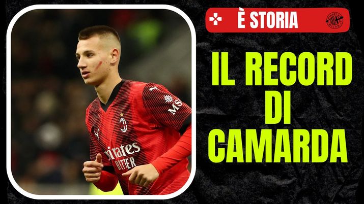 Francesco Camarda AC Milan Milan-Fiorentina 1-0 Serie A 2023-2024