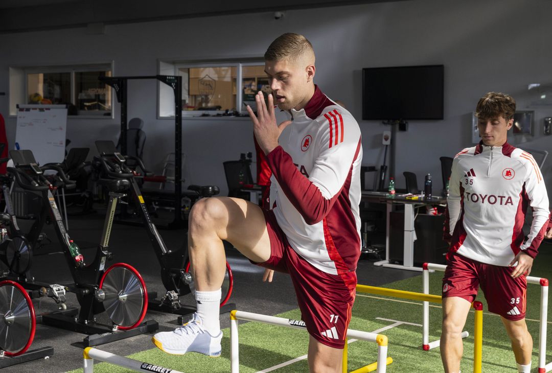 Roma, lavoro in palestra verso il Lecce – FOTO GALLERY - immagine 12