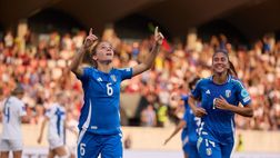Italia femminile agli Europei: segna anche Giugliano nel poker alla Finlandia