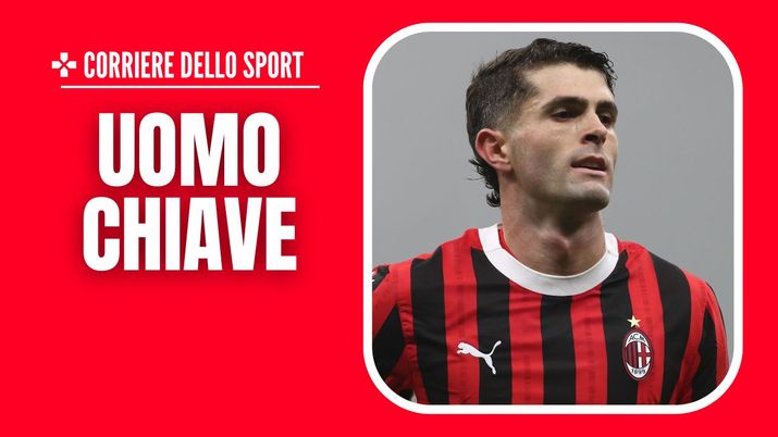 Christian Pulisic (attaccante AC Milan) al massimo in panchina per Milan-Roma (Serie A 2024-2025) | News (Getty Images) Milan-Roma Serie A 2024-2025 Pulisic