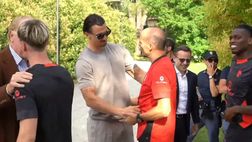 Ibra e Allegri, quelli dello Scudetto 2011: lunghe chiacchierate a Milanello