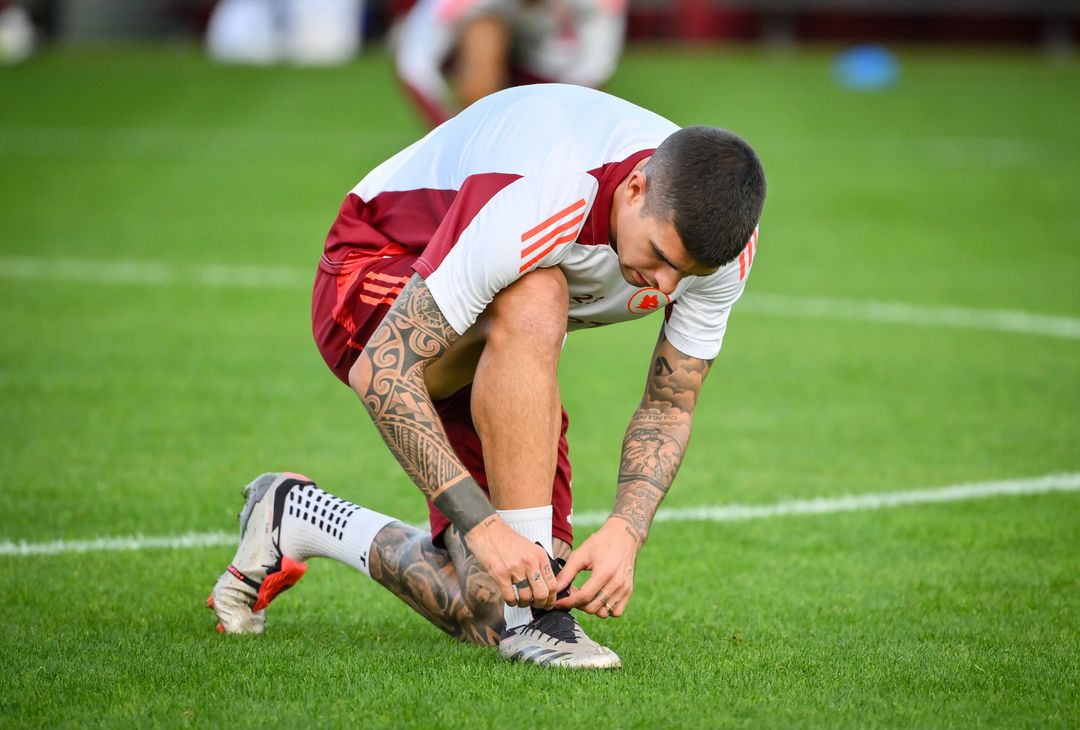 Trigoria, la rifinitura in vista della gara contro il Bologna – FOTO GALLERY - immagine 6