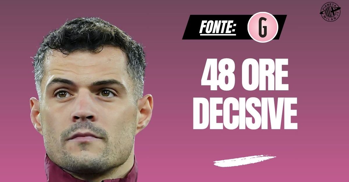 Calciomercato Milan: Xhaka, conto alla rovescia per il colpo in mediana Calciomercato Milan: Xhaka, conto alla rovescia per il colpo in mediana