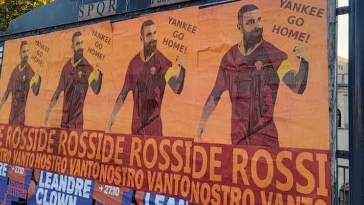 Esonero De Rossi, la rabbia dei tifosi non si placa: manifesti contro i Friedkin Esonero De Rossi, la rabbia dei tifosi non si placa: manifesti contro i Friedkin - immagine 1