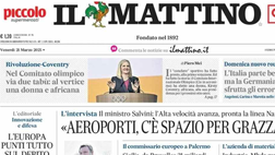 PRIMA PAGINA IL MATTINO OGGI: “L’Italia parte bene, ma la Germania sfrutta gli errori”