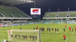 Il Milan si prende a pallonate durante il test contro il Perth Glory