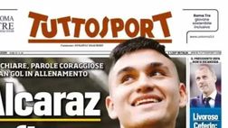 PRIMA PAGINA TUTTOSPORT: “Nations League, l’Italia pesca Francia, Belgio e Israele”