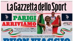 PRIMA PAGINA GAZZETTA DELLO SPORT OGGI: “Conte sbarca”