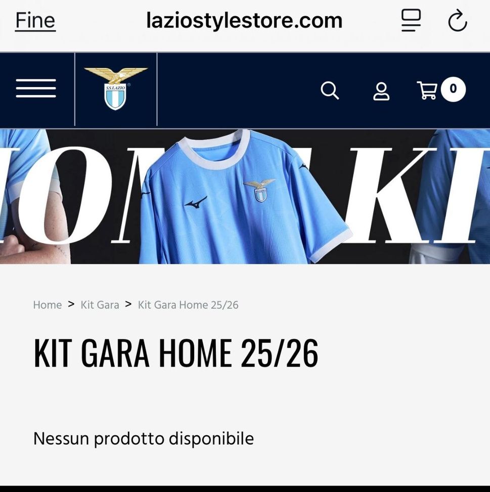 Lazio, sorpresa rovinata: la maglia compare online prima del tempo – FOTO - immagine 1