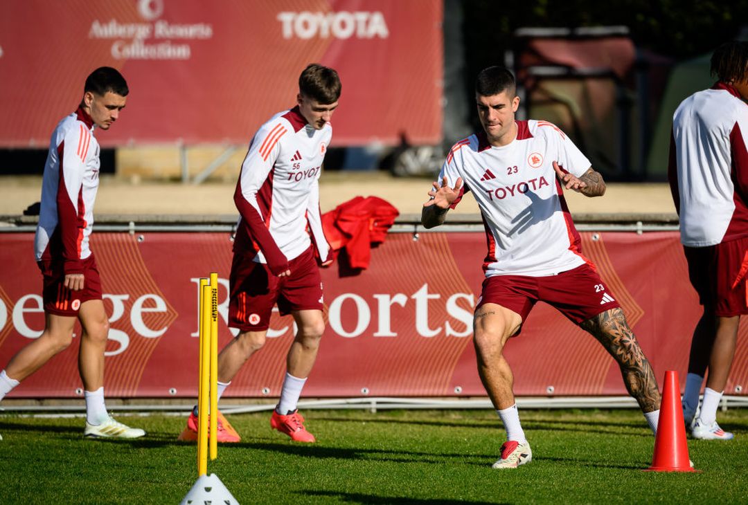 Roma, secondo allenamento dell’anno: Dovbyk torna in gruppo – FOTO GALLERY - immagine 56
