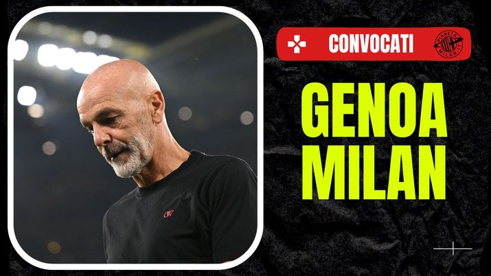 Convocati Pioli Genoa-Milan Serie A 2023-2024 assente Kjaer