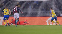 Bologna-Shaktar, la moviola: rigore netto per gli ucraini