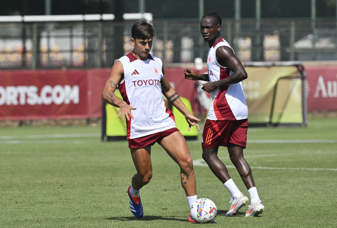 Roma al lavoro a Trigoria: c’è Soulé – FOTO GALLERY - immagine 18