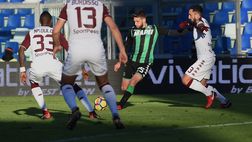 Sassuolo-Torino 1-1, l’analisi dei gol: Obi opportunista, Molinaro da rivedere
