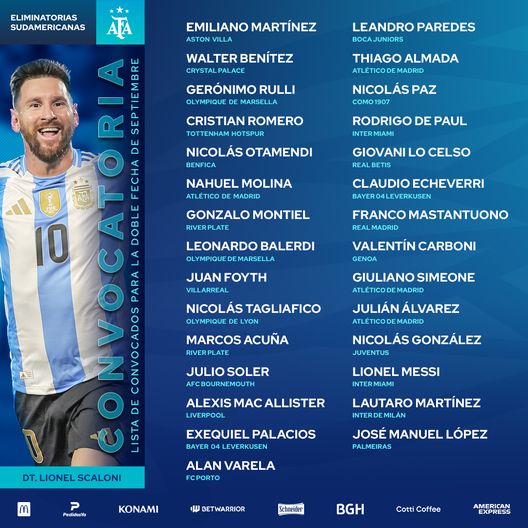 Argentina, i convocati di Scaloni per le qualif. Mondiali: ci sono Lautaro e Carboni- immagine 3