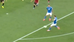 Euro 2024, Italia Albania: il gol di Barella per il vantaggio azzurro