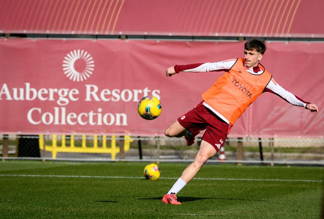 Roma, secondo allenamento dell’anno: Dovbyk torna in gruppo – FOTO GALLERY - immagine 22