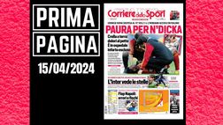 Prima pagina Corriere dello Sport: “Paura per Ndicka”