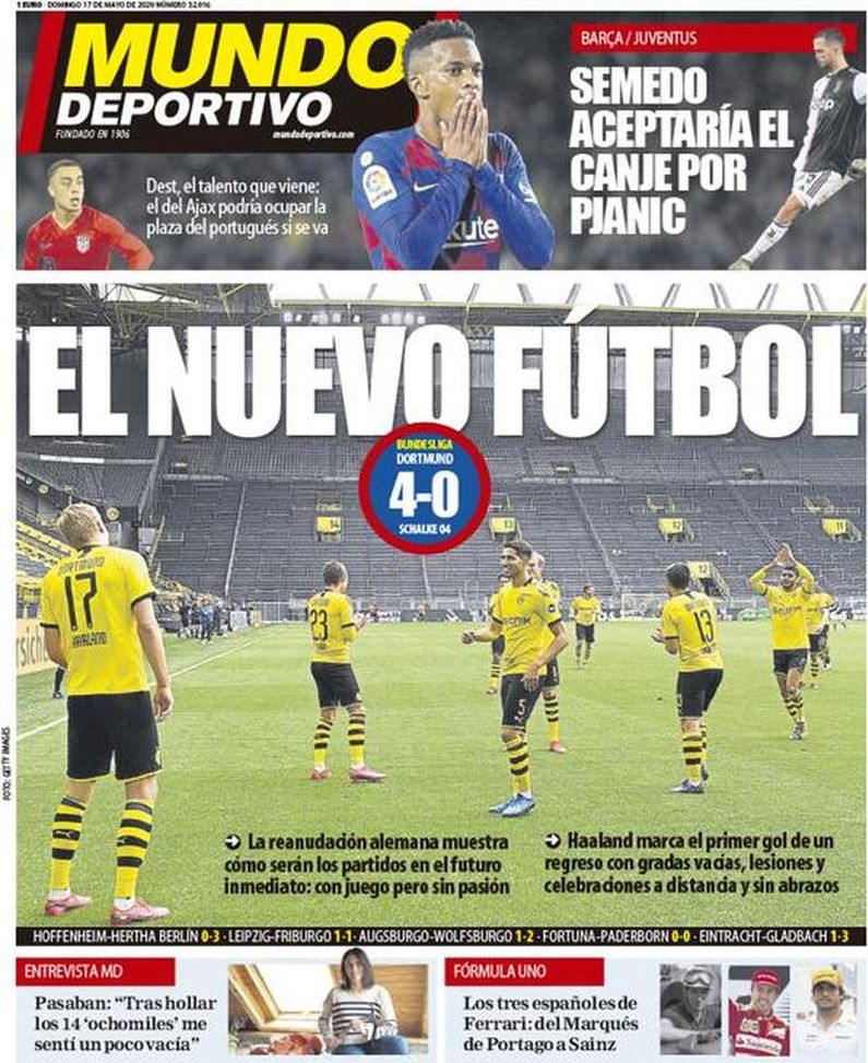 Germania, il calcio riprende: la reazione dei media italiani ed esteri- immagine 4