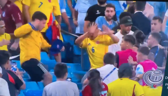 Coppa America: rissa tra tifosi di Colombia e Uruguay. Coinvolti alcuni giocatori Coppa America: rissa tra tifosi di Colombia e Uruguay. Coinvolti alcuni giocatori - immagine 1