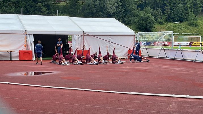 L’allenamento mattutino del Toro a Santa Cristina: lavoro aerobico per i granata - immagine 1